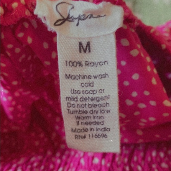 🌷✨BRAND NEW JAPNA DITSY MAGENTA SKIRT✨🌷 - Picture 4 of 4